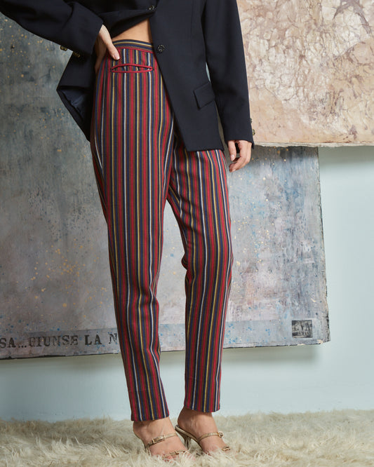 Pantalone a righe vintage