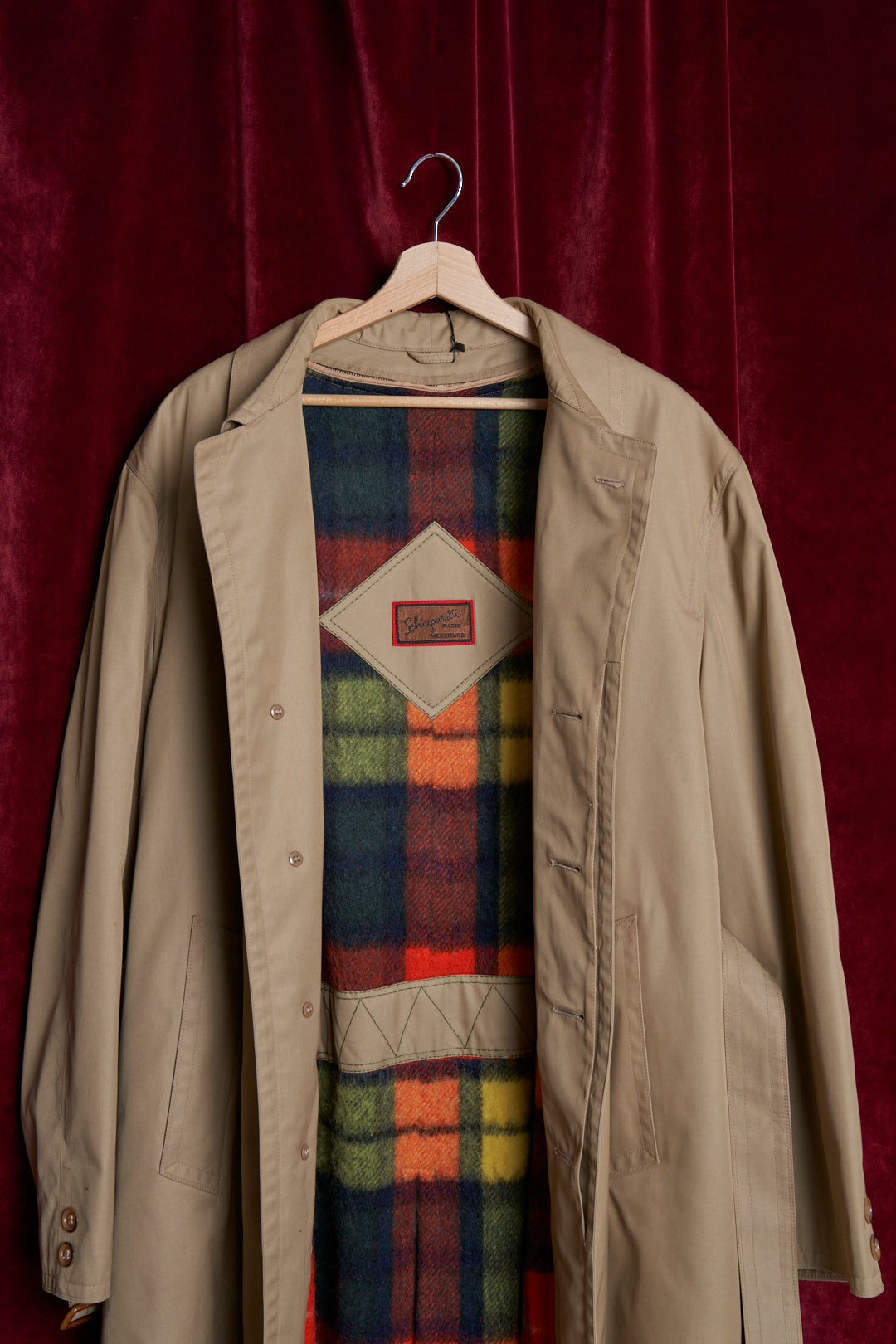 Trench Uomo Schiaparelli Paris Messieurs