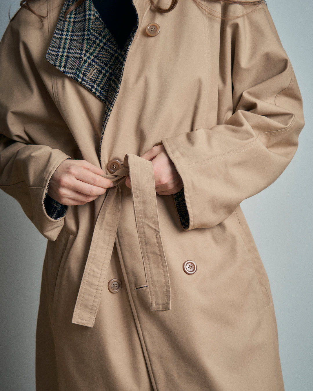 Trench italiano double face sartoriale
