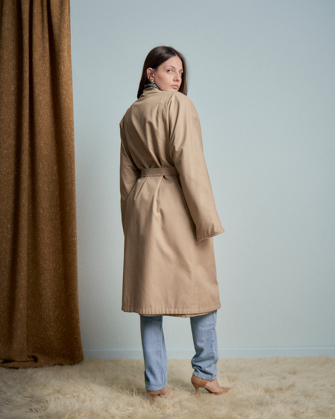 Trench italiano double face sartoriale