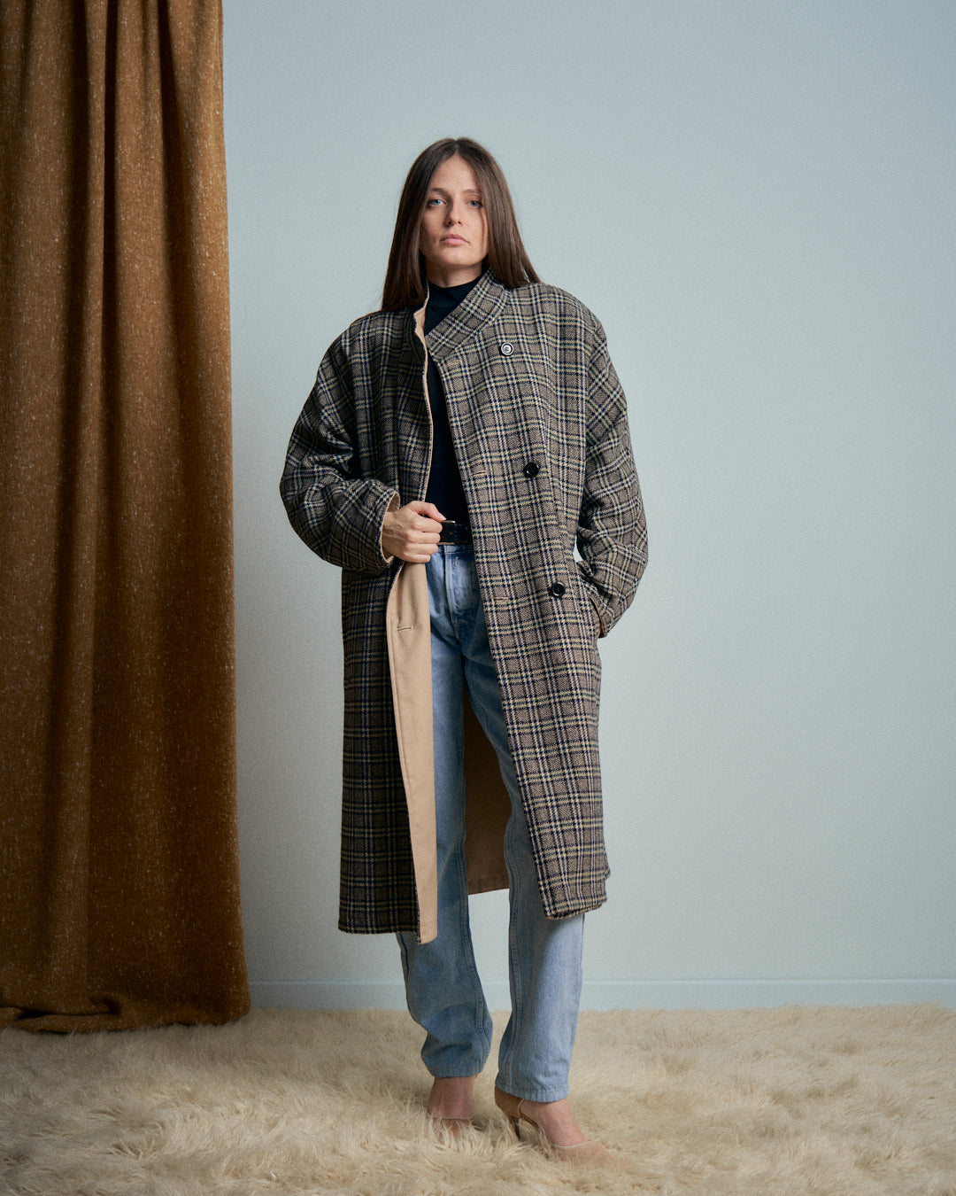 Trench italiano double face sartoriale