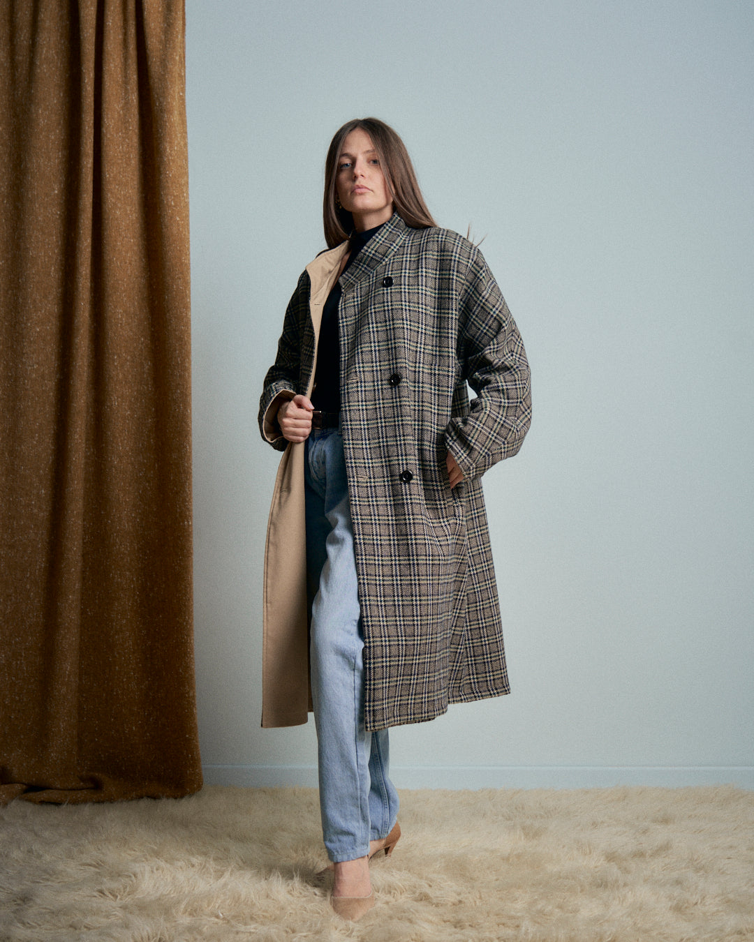 Trench italiano double face sartoriale