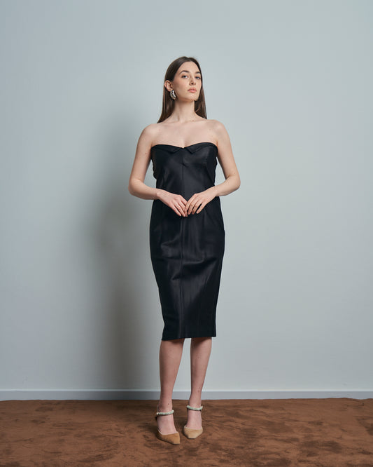 Abito a tubino firmato Narciso Rodriguez elasticizzato